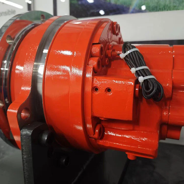 Where is a hydraulic motor used?